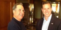 1st District Supervisor, Roger Gitlin with Rick Santorum